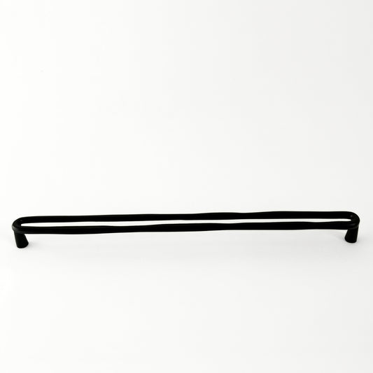 Organinės formos rankenėlė - juoda 322mm