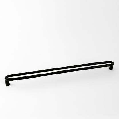Organinės formos rankenėlė - juoda 322mm