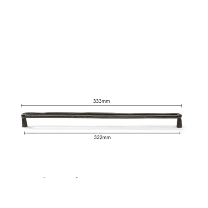 Organinės formos rankenėlė - sendintas auksas 322mm